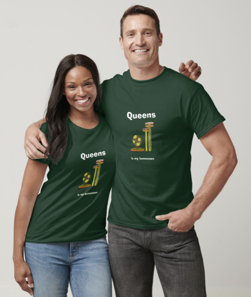 Queens tshirt couple